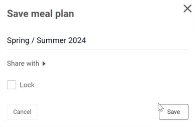 Kafoodle - Amend an Active Meal Plan - Save meal plan popup.png