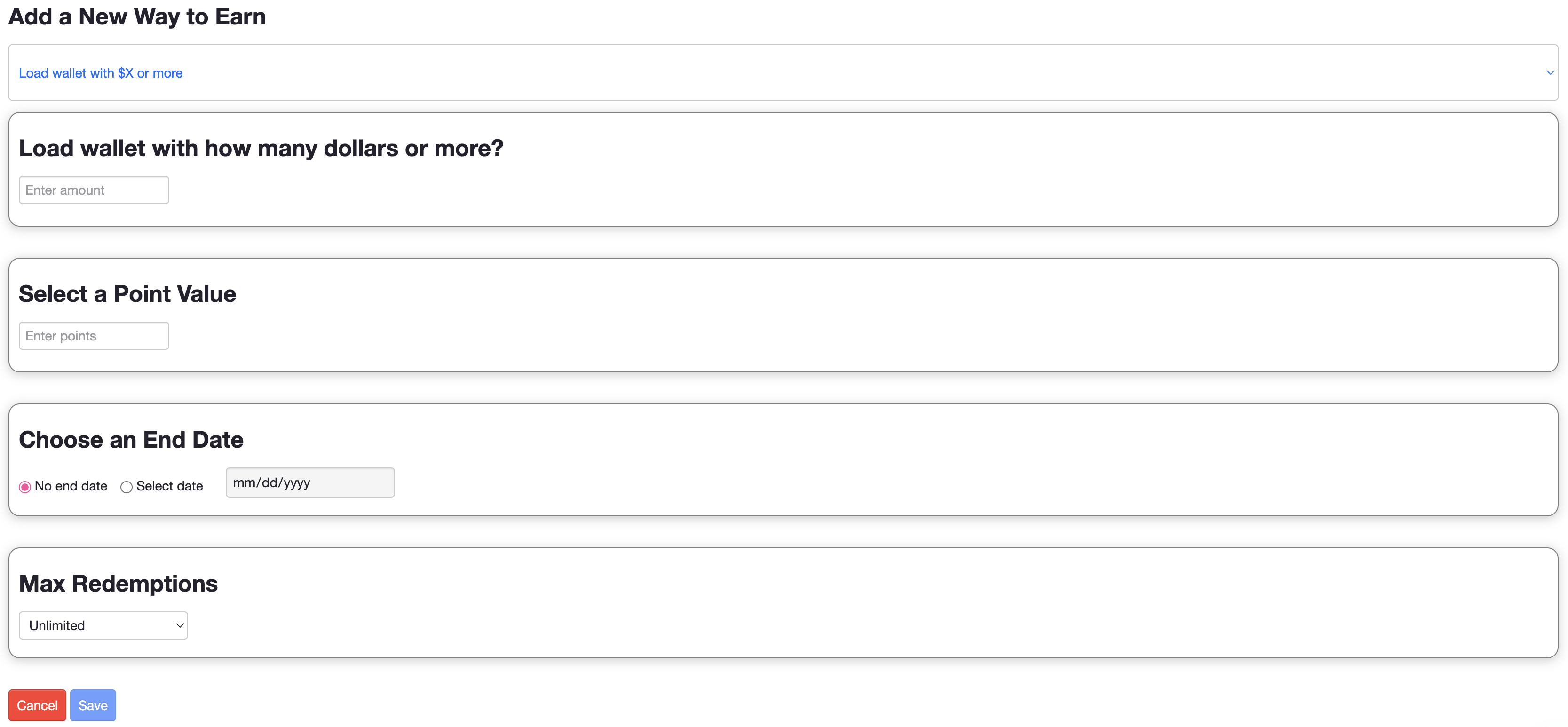ADM - Rewards - Load Wallet with X or More