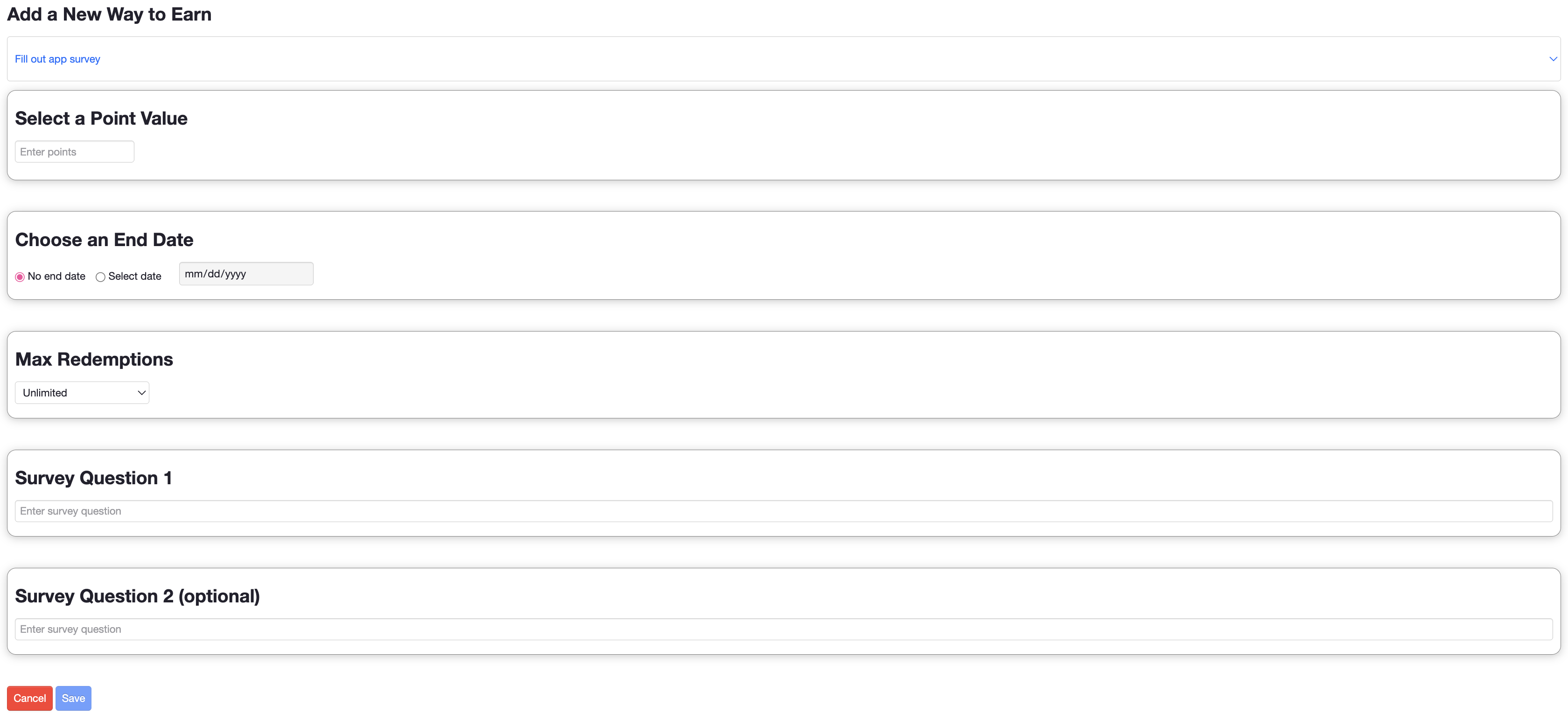 ADM - Rewards - Fill Out App Survey