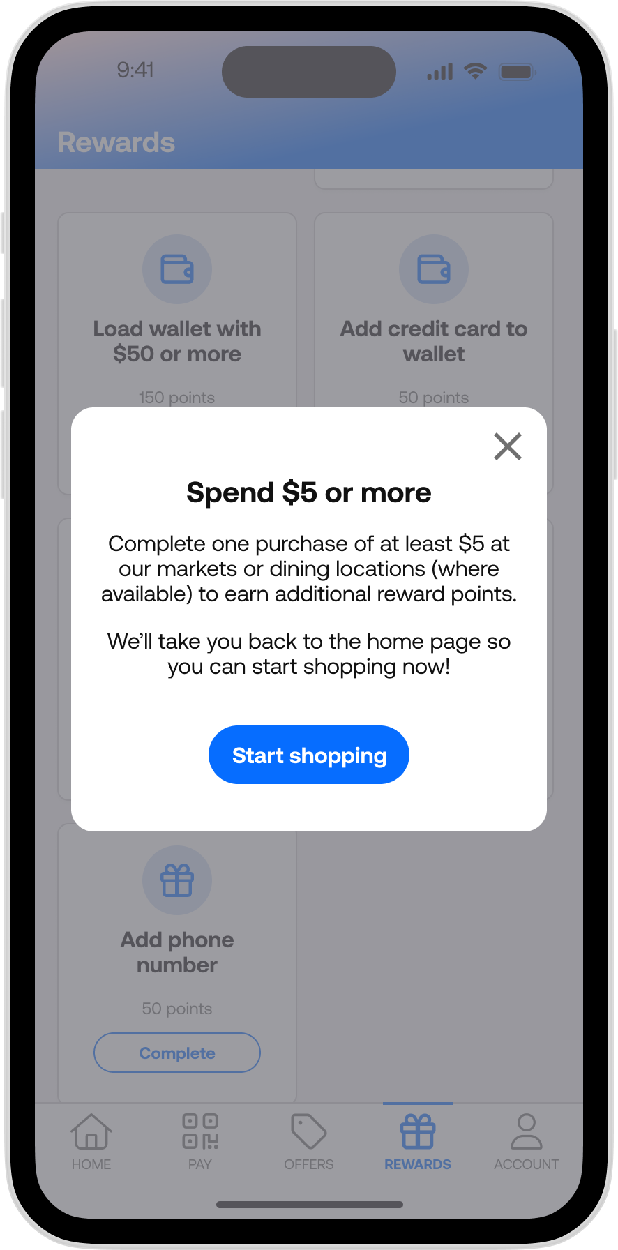 365Pay - Rewards - Spend X or More