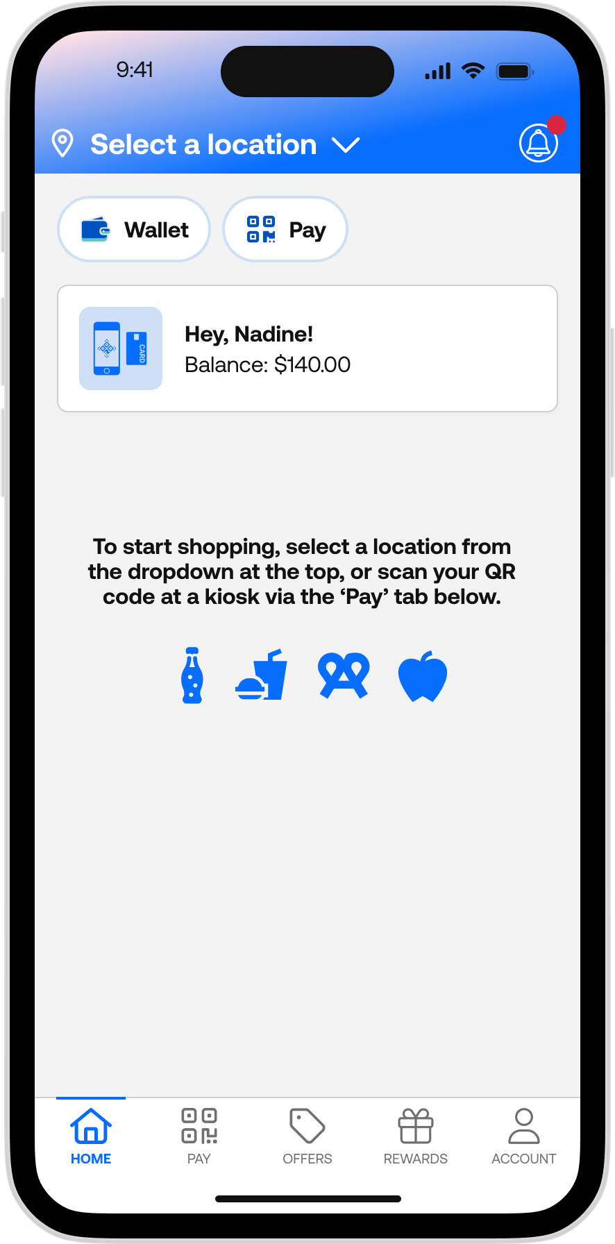 365Pay - Select Location Home