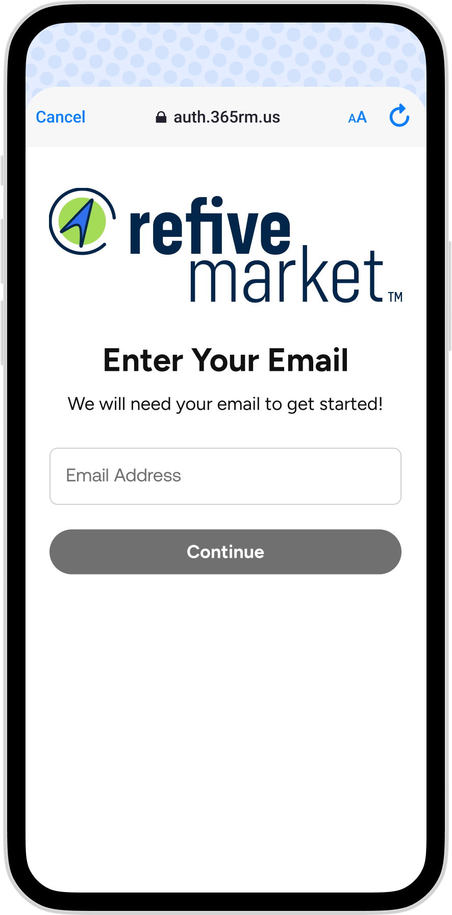 Refive - Referrals Sign Up Email 