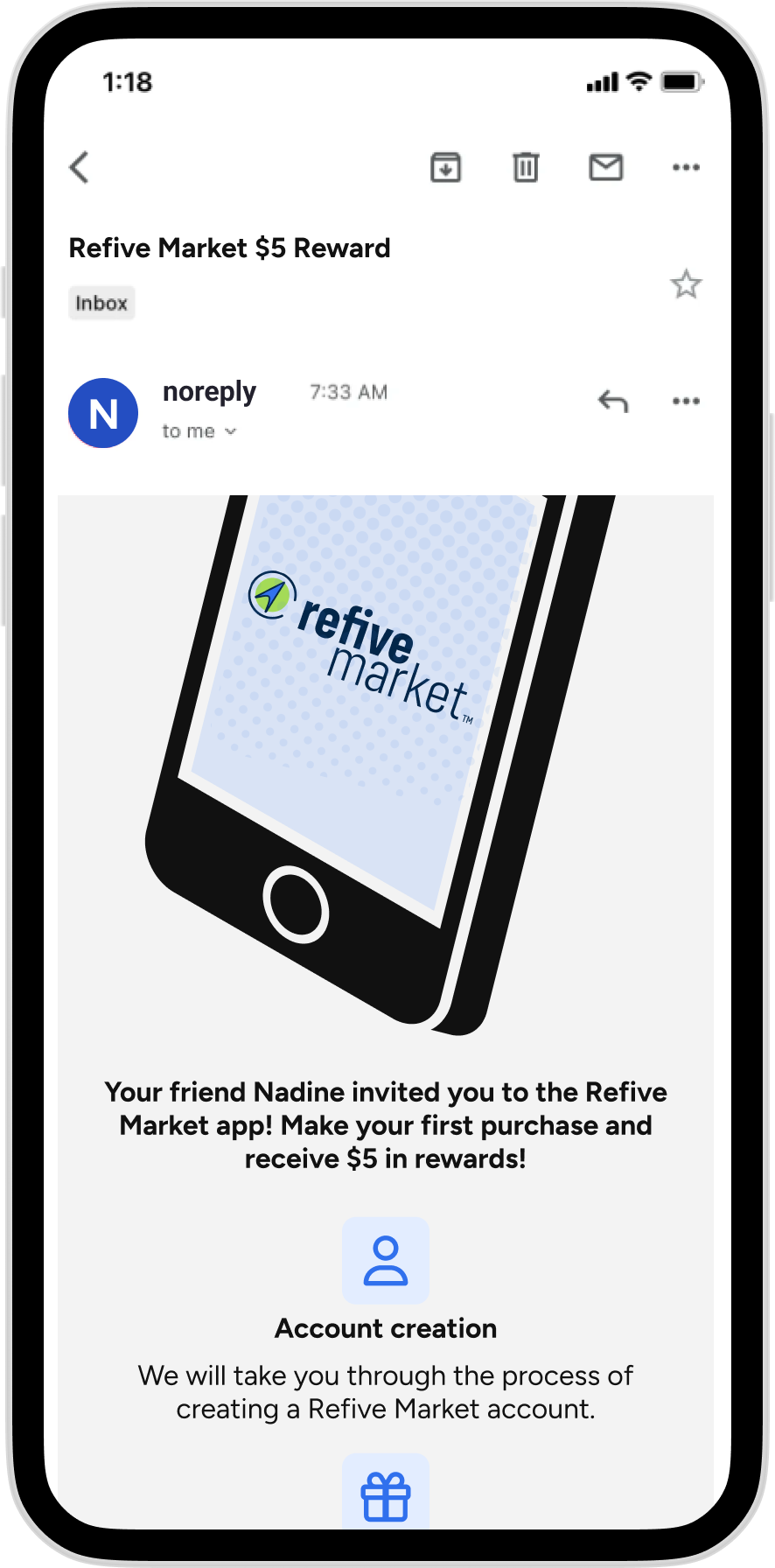 Refive - Referrals Email 