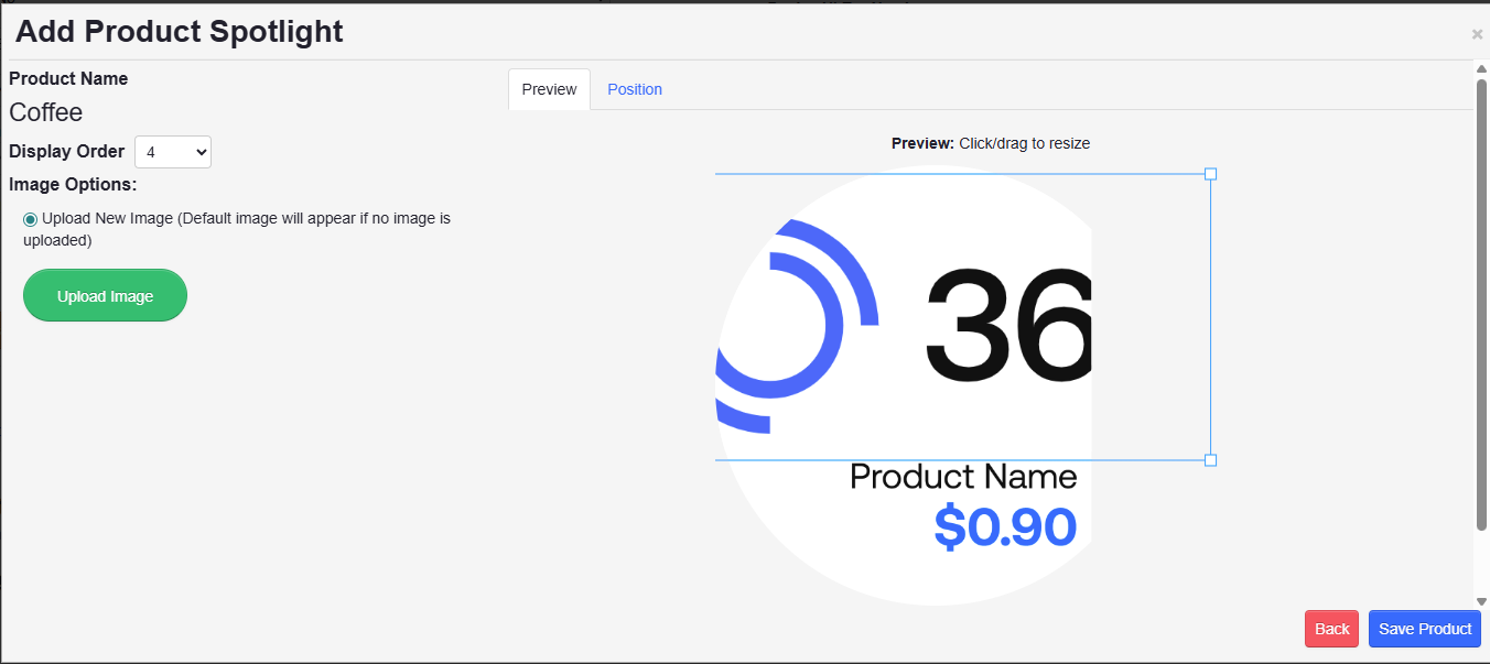 ADM - Product Spotlight Image Resize