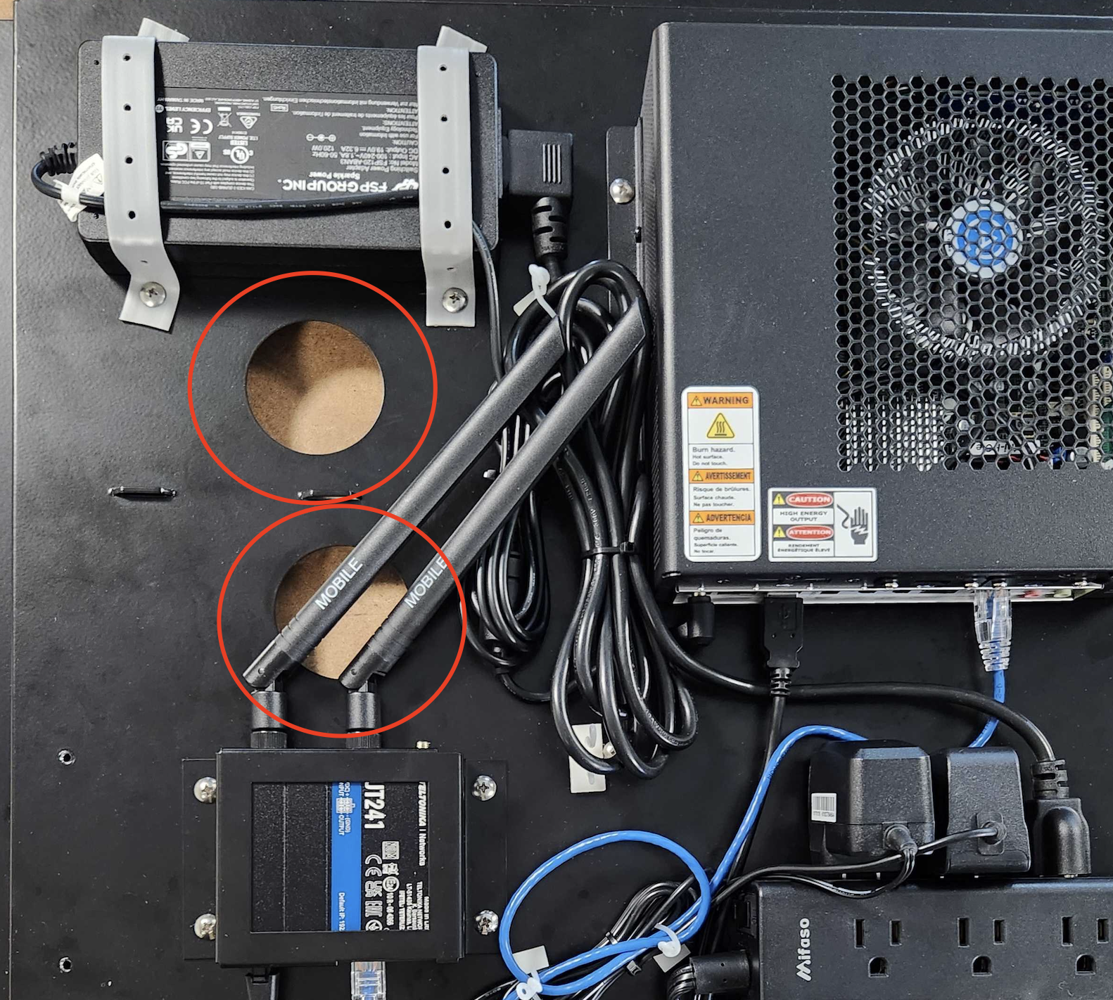 CV Express - Hole Locations