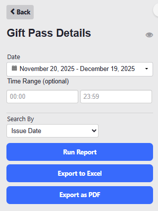 ADM - Gift Pass Details Report selections.png