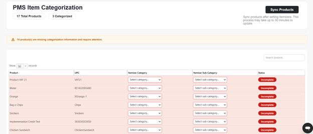 ADM - PMS Item Cat.png