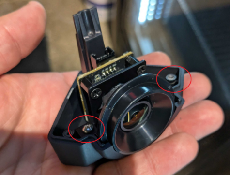 PicoCooler Vision - Camera Body Bracket Screw Locations