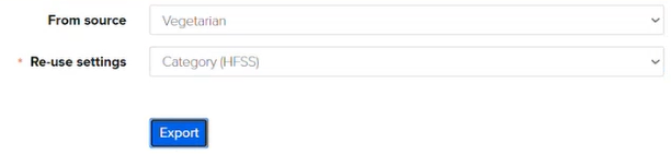 Kafoodle - Recipes Module -Export - From source and Re-use settings.png