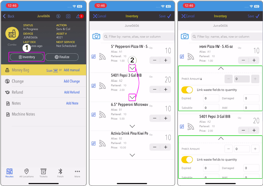 Parlevel - Stock App - View Inventory flow.png