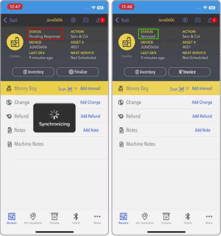 Parlevel - Stock App - Finalize Service - Pending Response to Serviced.png