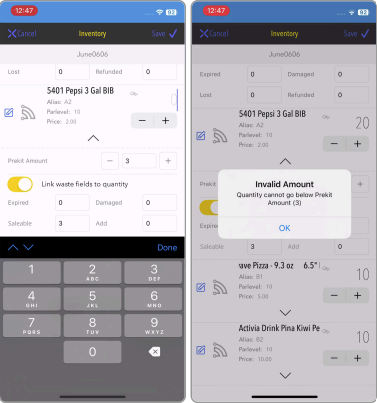 Parlevel - Stock App - Invalid Amount (Qty.) flow.png