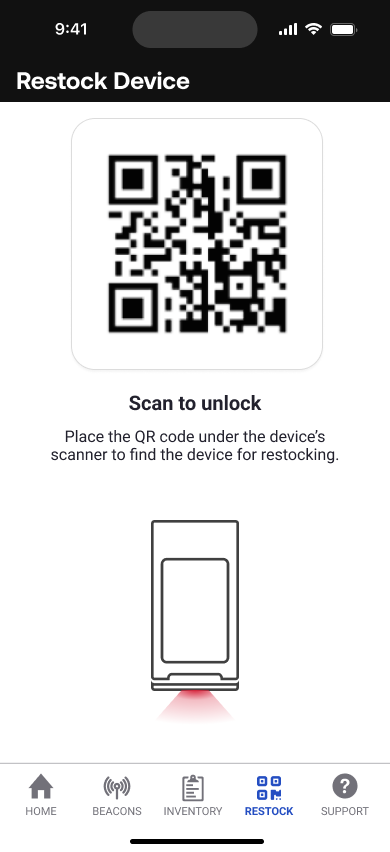 365Ops - Restock Tab QR Code