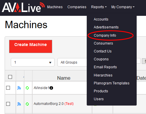 My Company Dropdown Company Info.png