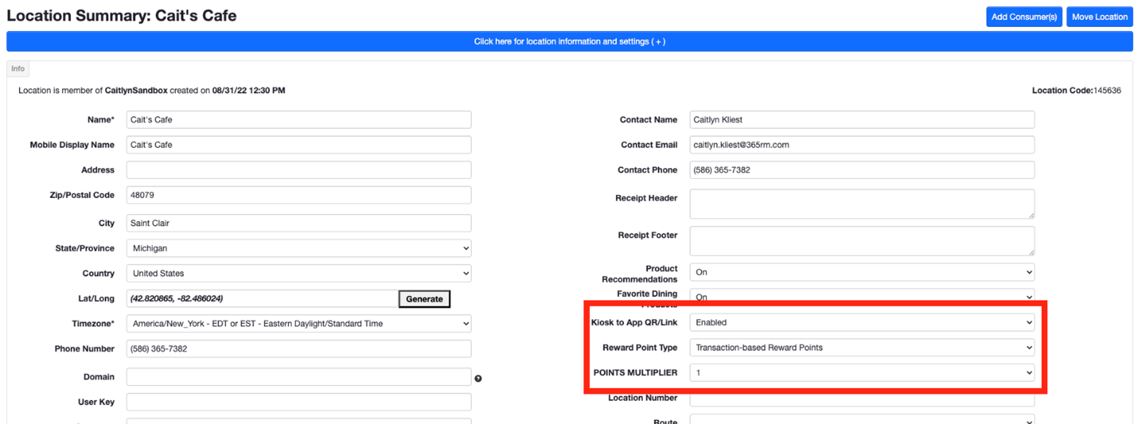 ADM - Enable Kiosk to App QR Link with Reward Points.png