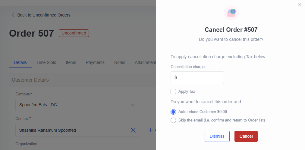 Spoonfed - Cancel Order popup.png