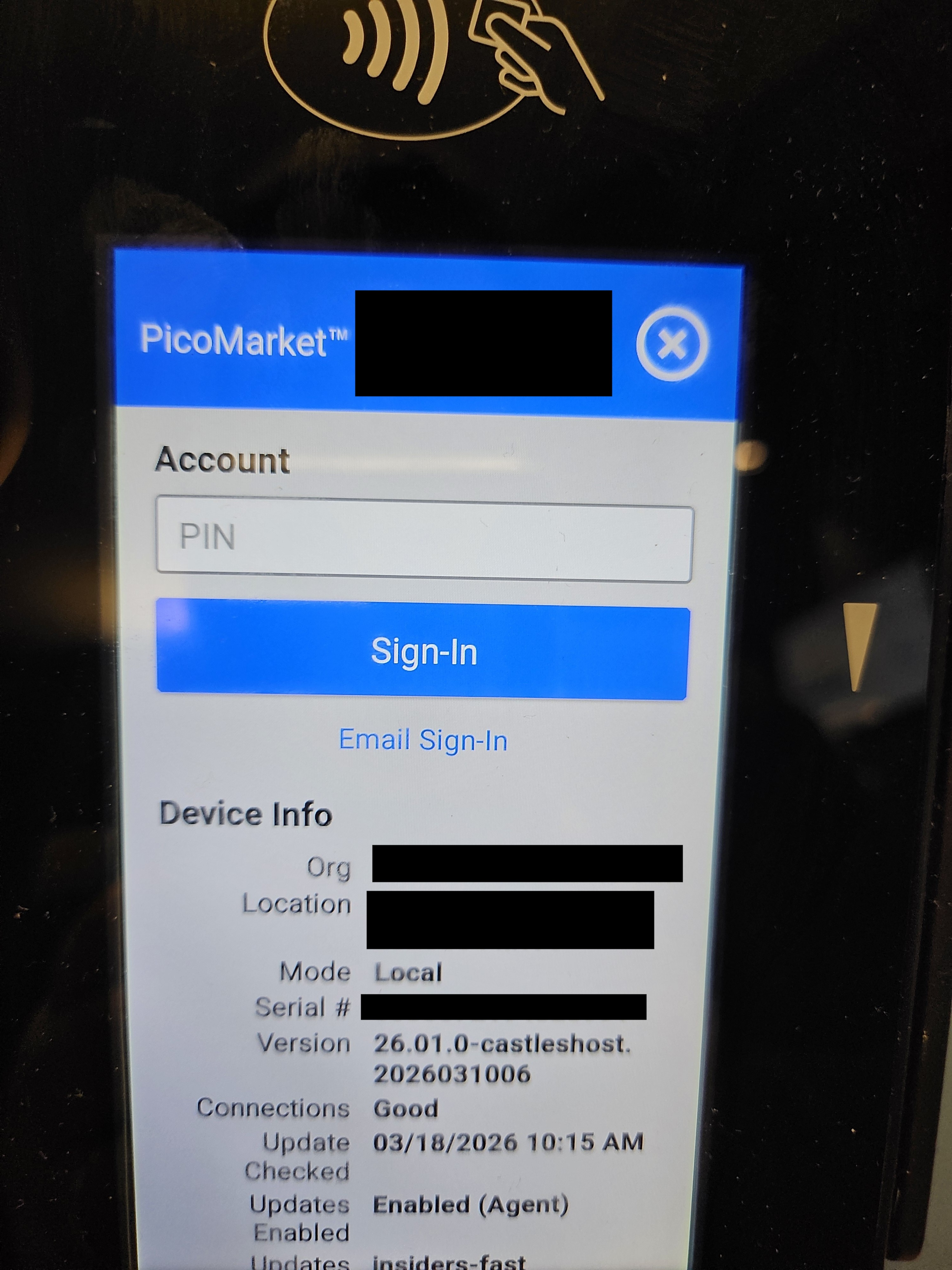 picomarket - Driver Menu Login screen.jpg