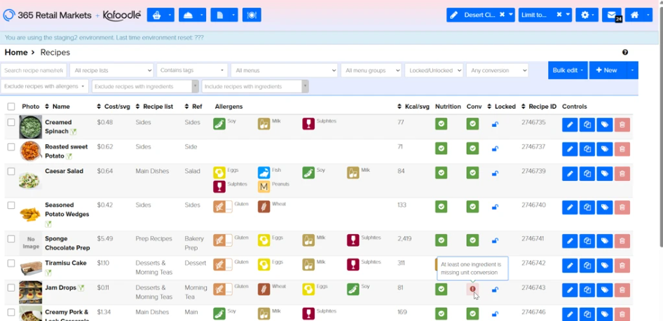 Kafoodle - Conversion Filter unhealthy example.png