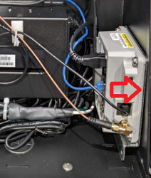 A close up of a device