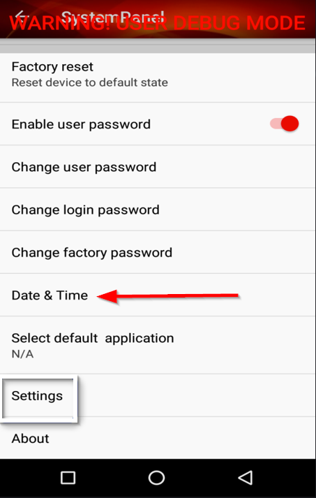 PicoVend - Date Time Setting