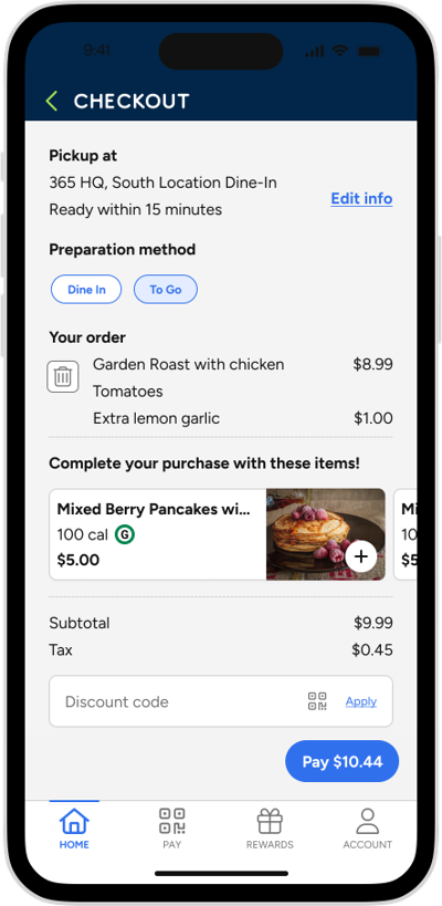 Refive - Dining Checkout Upsell 2601