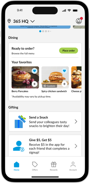 CK App - Home Favorite Dining Products