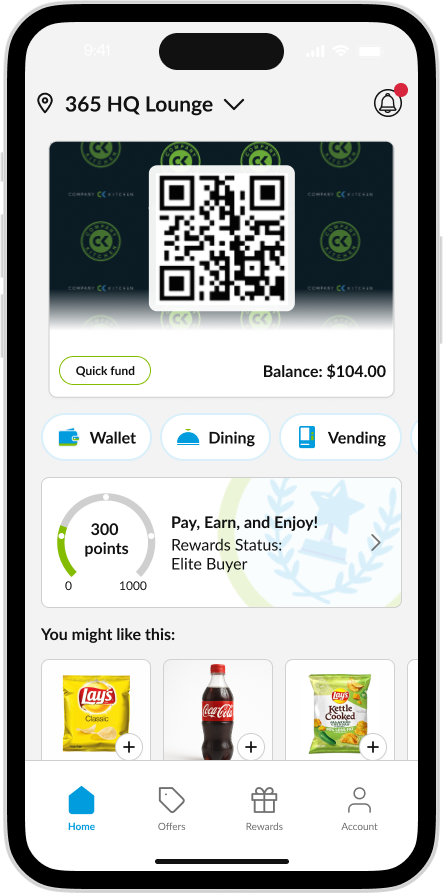 CK App - Home Page
