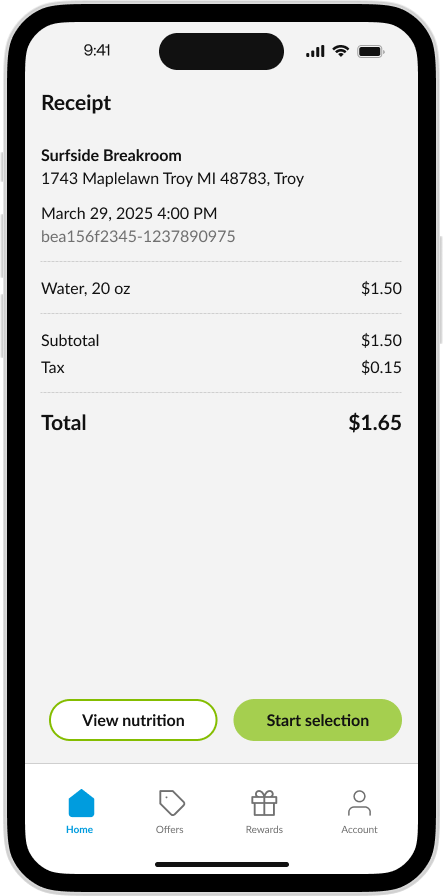 CK App - Scan and Pay Receipt