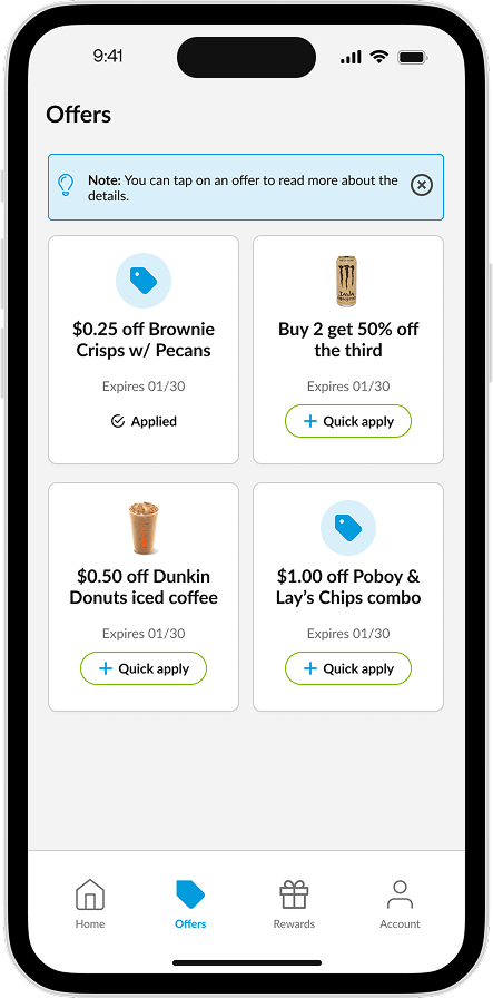 CK App - Offers Page