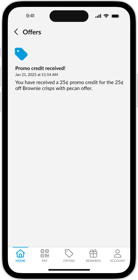 CK App - Offer Received