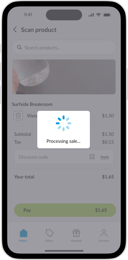 CK App - Scan and Pay Processing