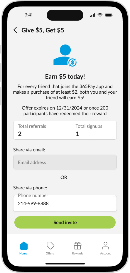 CK App - Referral Phone Filled