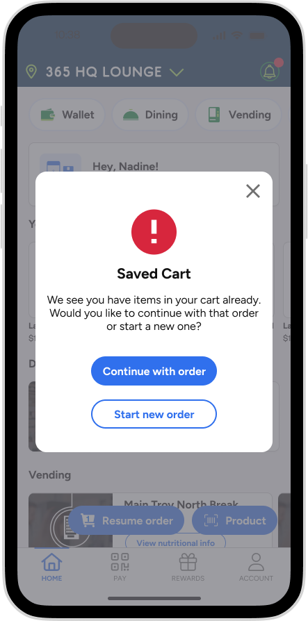 Refive - Saved Cart