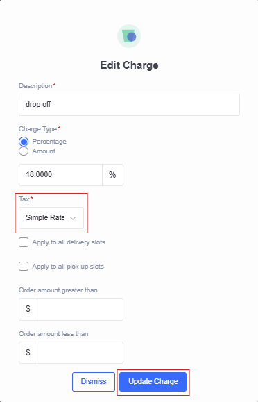 Spoonfed - Edit Charge dropdown - Tax and Update Charge highlighted.png