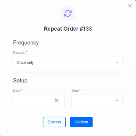 Spoonfed - Repeat Order Once Only