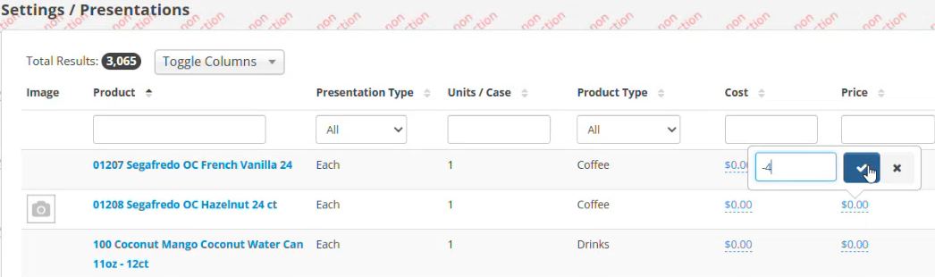 Parlevel - Negative Presentation Price Example.png