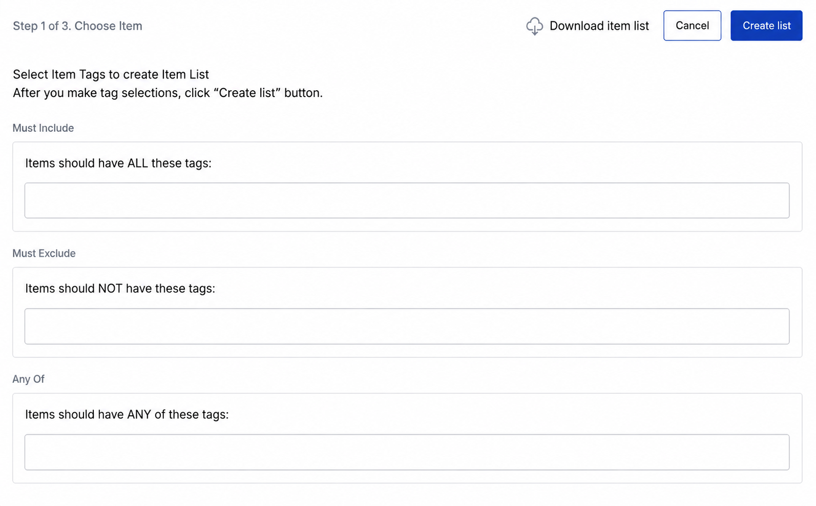 Spoonfed - Back Office Enterprise Menu Sharing Step 1
