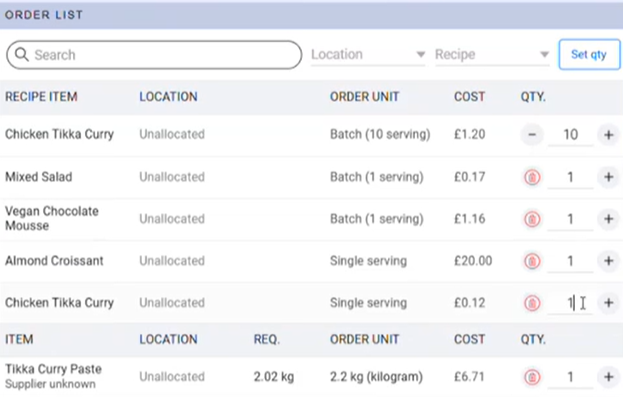Kafoodle - Order List showing Batch and Single Serving.png