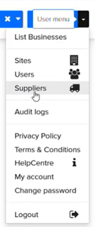Kafoodle - User Menu Suppliers.png