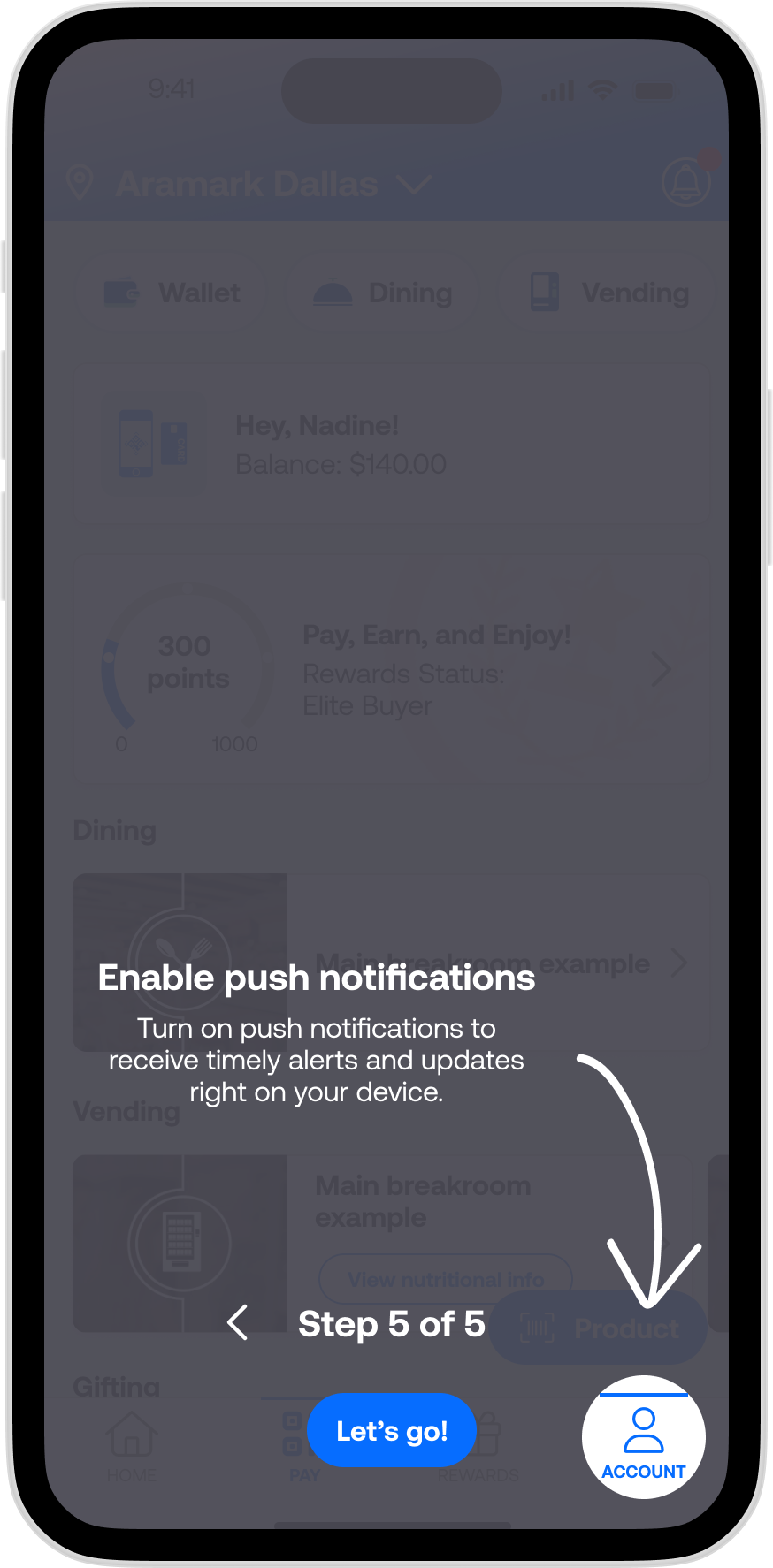 365 Pay - App Tutorial Step 5