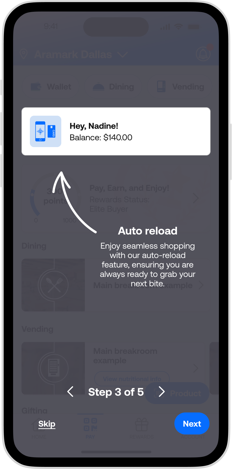 365 Pay - App Tutorial Step 3