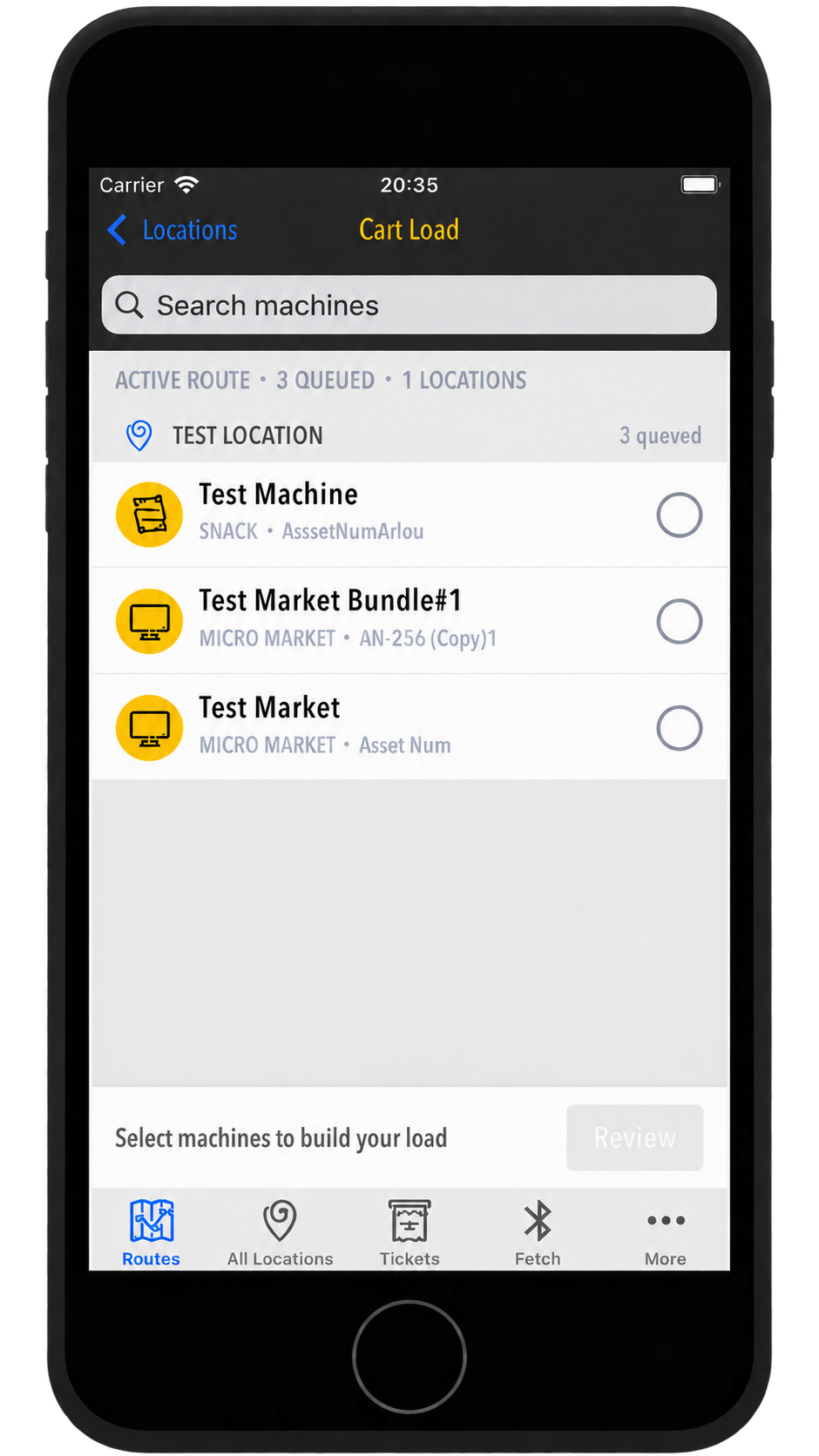 Parlevel - Stock app - Cart Load Builder - Queued machine selection screen.png