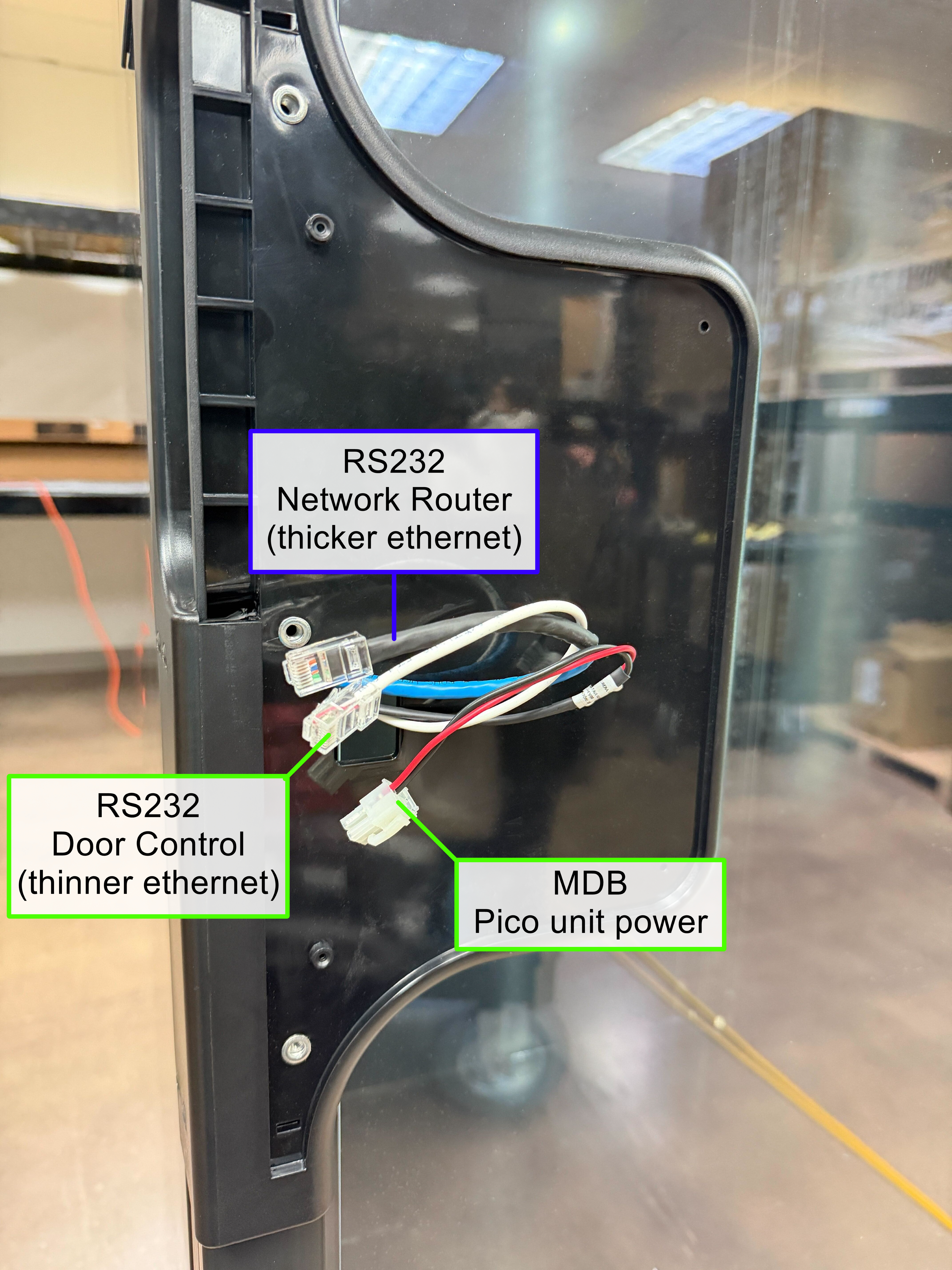 Imbera - Coke Cooler Cabling