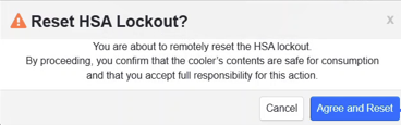 ADM - HSA Reset popup