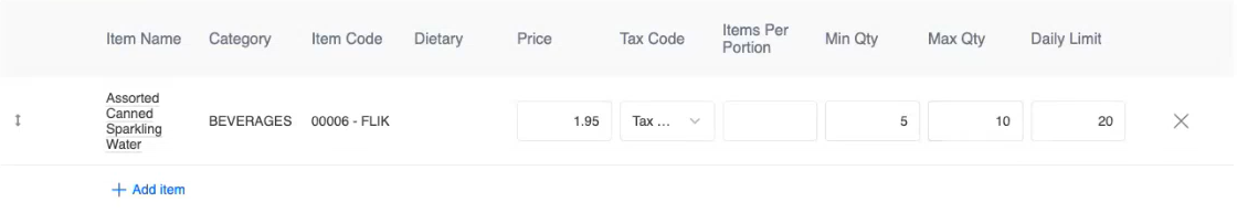 Spoonfed - Menu Module - Item Limits fields.png
